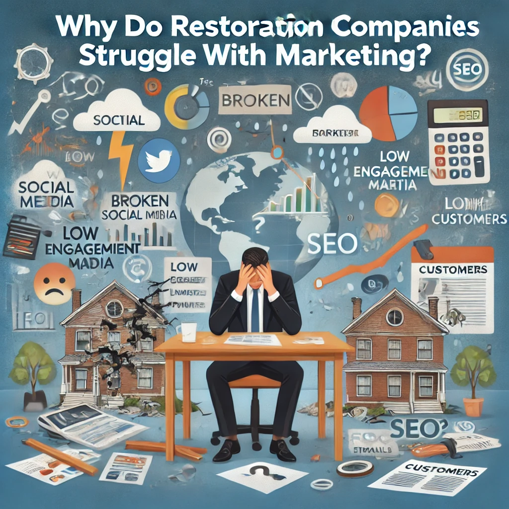 Why Do Restoration Companies Struggle with Marketing